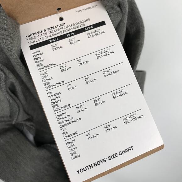 The North Face Boys Tri-Blend Grey Heather Shorts L Elastic Drawstring Waist NWT - Picture 6 of 9